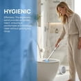 thumbnail image 2 of Disposable Toilet Cleaning System - Toilet Wand Kit with 16 High-Performance Refills, Wall Mounted Toilet Brush and Holder for Deep Cleaning Bathroom, 2 of 5