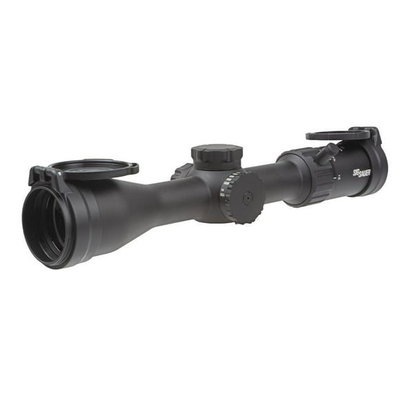Sig Sauer WHISKEY4 3-12x44mm Riflescope w/ SFP Illuminated Hellfire Quadplex Reticle - SOW43004