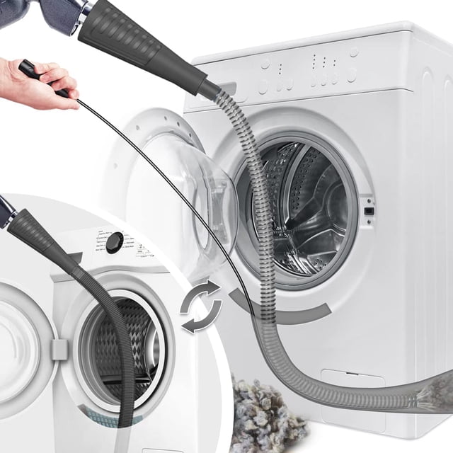Kit de limpieza de ventilación para secadora Sealegend con manguera de aspiradora y cepillo