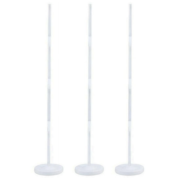 3X Plastic Balloon Arch Column Stand with Base Kits Wedding Birthday Decor