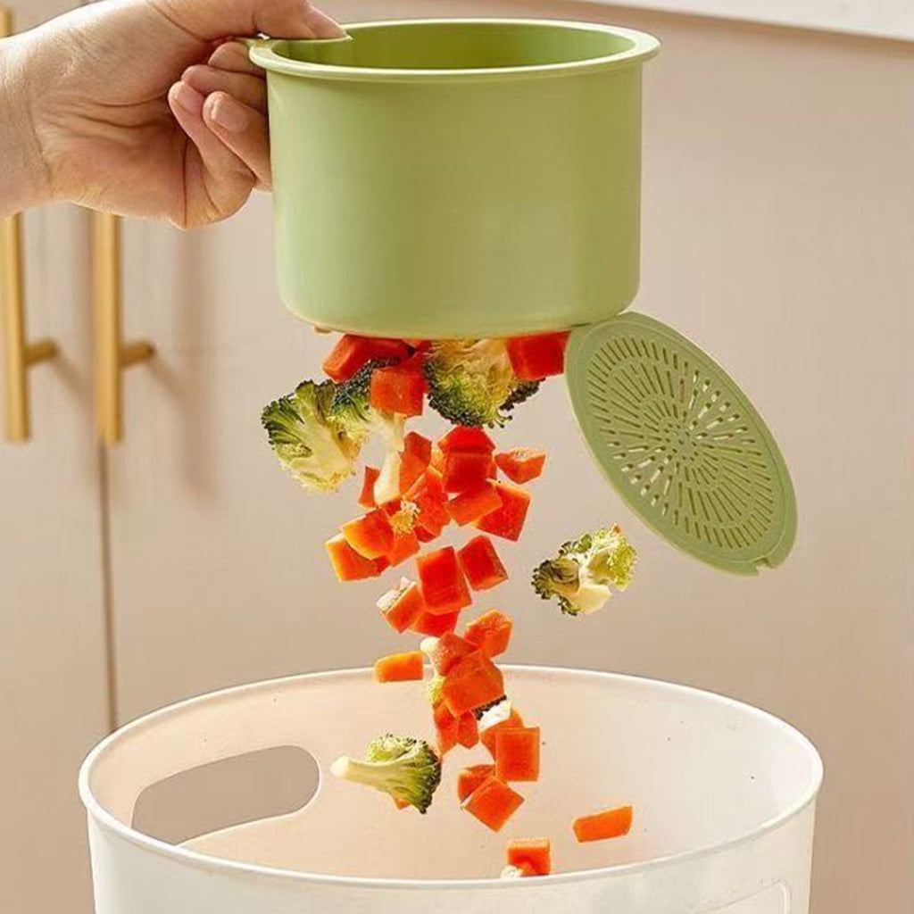 Small Sink Organizers Dish Drying Rack Strong Plastic Basket for Food Scraps