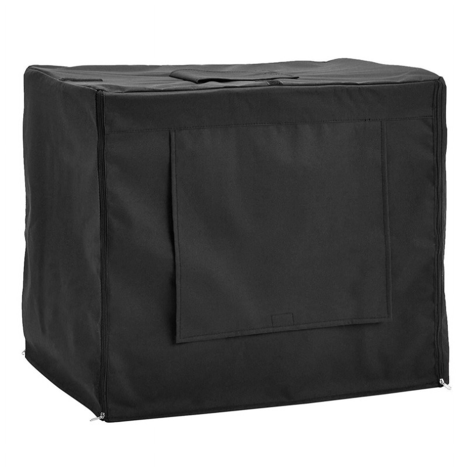 Vagascape Dog Crates Kit for Small Size Dogs Indoor with Dog Crate Cover, Double Door Dog Kennels & Houses for Puppy and Cats, Collapsible Metal Contour Dog Cages (42-Inch Kit)