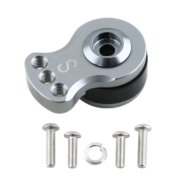 Accesorios de brazo de servo , piezas de mejora de balancín, brazo de dirección de aleación de aluminio de 25T para barco, , 1/10, pequeña plata CUTICAT Brazo servo