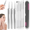 thumbnail image 6 of Acssart Tweezers, Acssart Blackhead, Acssart Blackhead Remover, Acssart Stainless Steel Blackhead Remover, Professional Stainless Steel Facial Blackhead Remover Tweezers (Set A), 6 of 6