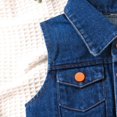 thumbnail image 3 of GYRATEDREAM Girls 2 Piece Set Camisole Knitted Short Jumpsuit with Denim Vest Tank Kids Summer Outfits for 6Y, 3 of 9