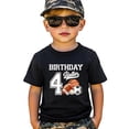 thumbnail image 2 of 4th Birthday Baller Shirt for Boys Sports Theme Party T-Shirt for 4 Year Old Kids Black Shirt 3T, 2 of 5