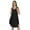 Black, variant on Inkmeso WoMen's Casual Loose Fit Sundress Sleeveless Henley Beach Dress w/ Patch Pocket