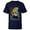 Navy, variant on Disney Alice in Wonderland with Flowers Vintage Retro - Short Sleeve T-Shirt for Kids - Customized-White