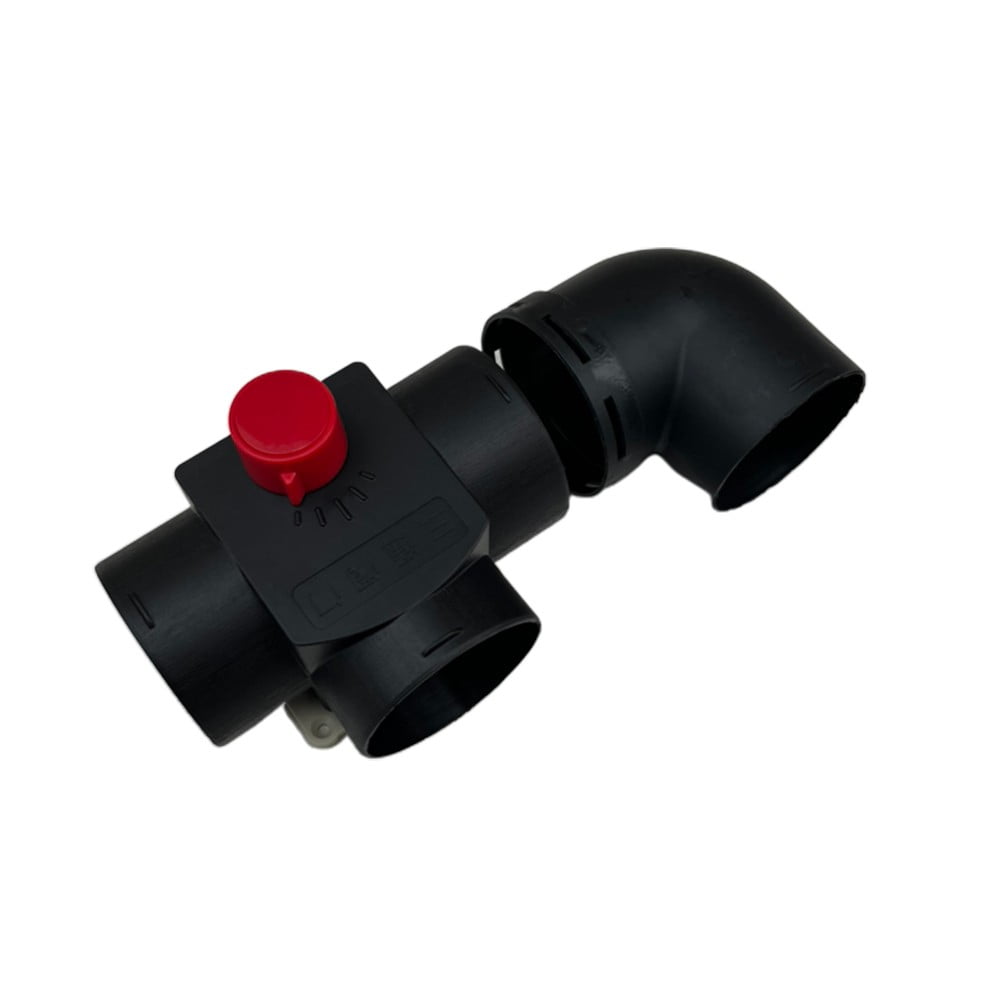 T Branch Air Vent Ducting For 75mm Diameter Ducting Plastic Black Diesel Heater Black Outlet Vent Hose Clip Replace-part