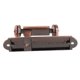 thumbnail image 5 of 1 par de retenciones clásicas para cortinas de ventana, colgador de ropa con gancho de pared para cortinas Red Copper_A, 5 of 8
