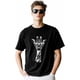 thumbnail image 4 of Camisetas para hombre, divertida camiseta de jirafa de algodón con cuello redondo y orejas de animal de manga corta para hombre., 4 of 8