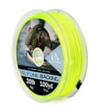 thumbnail image 1 of Ligne de Pêche Tressée 20/30LB 50/100/300 Yards Multi Couleurs Jaune 30LB 300YARD, 1 of 6