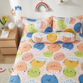 thumbnail image 2 of Millions Of Happy Emojis Fitted Bedsheet, 2 of 8