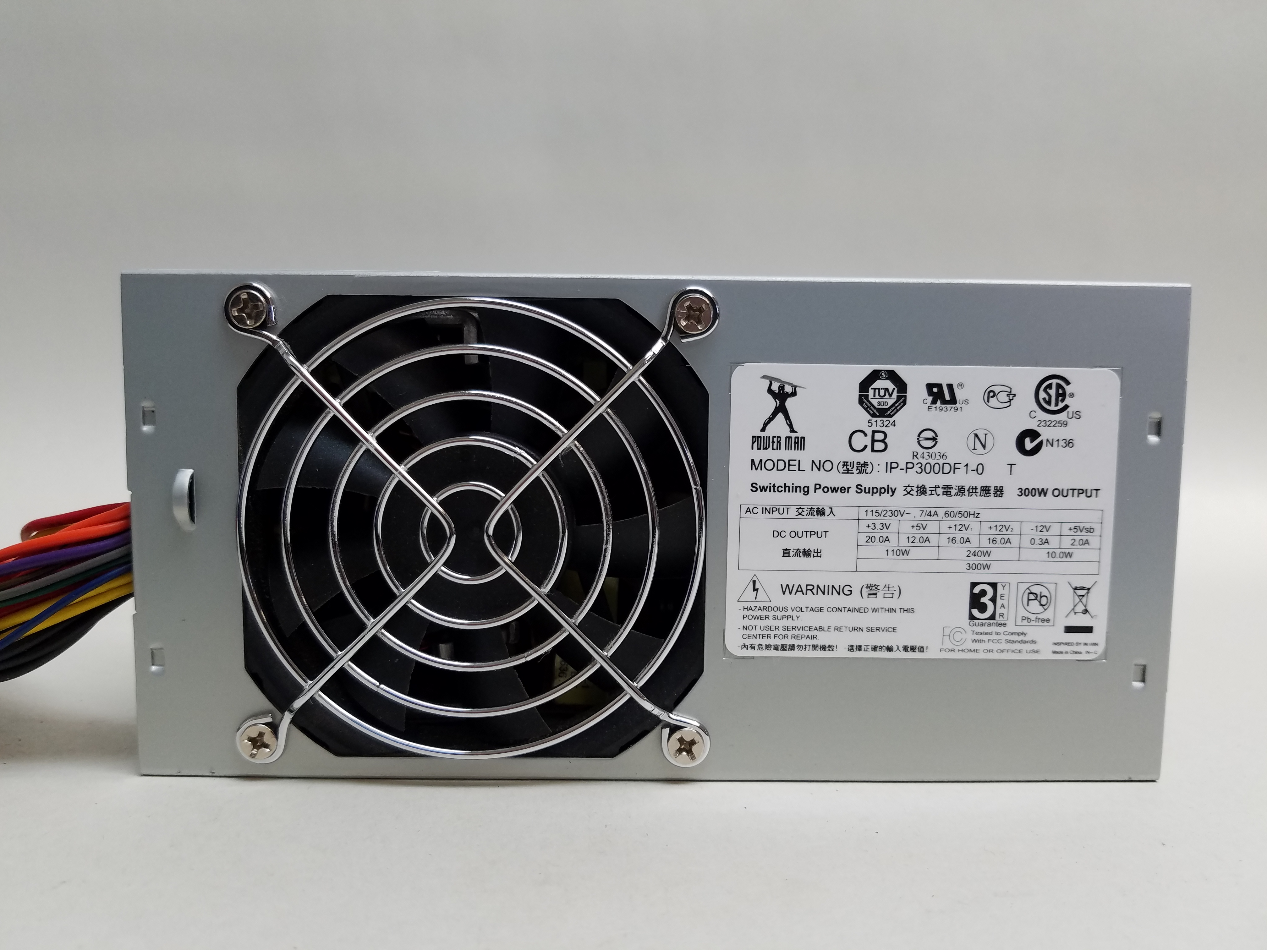 Refurbished Power Man IPP300DF10 300W 20+4Pin TFX Desktop Power