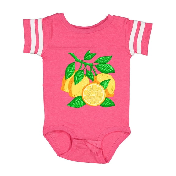 Inktastic I Love Lemons with Lemon Tree Branch Illustration Boys or Girls Baby Bodysuit