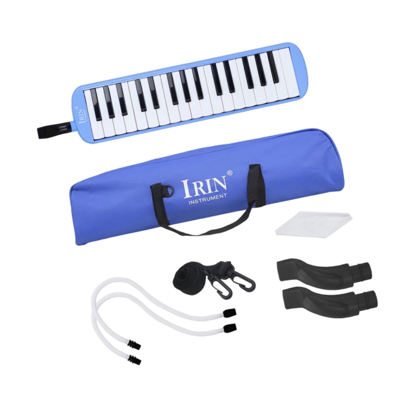 Harmonica Instrument 32 Keys Musical Keyboard Beginner Friendly Design with Carrying Case for Kids and Students