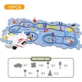 thumbnail image 4 of Xingzhi Plastic Educational Railway Car DIY Puzzle Track Set For Kids Enabling Automatic Movement On space【15PCS】, 4 of 6