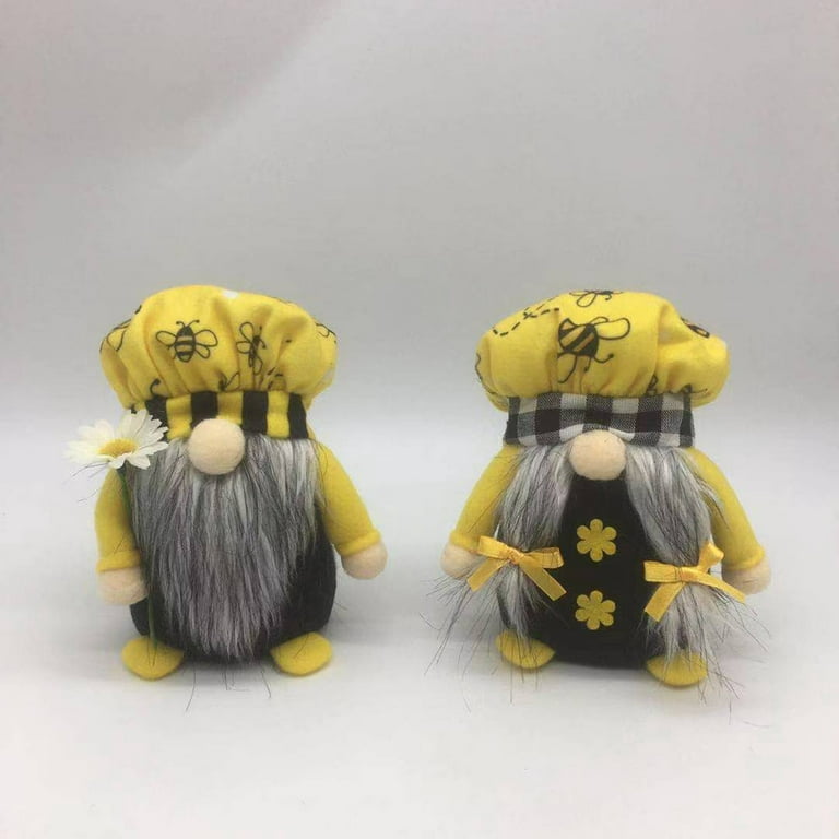 1pc, Bumble Bee Chef Gnome, Home Farmhouse Kitchen Decor, Bee Shelf Tiered  Tray Decorations