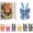 Sky Blue, variant on 16 Inch Easter Bunny Ears Wreath Bow, Large Rustic Buffalo Plaid Bunny Bow for Wreaths Front Door, Spring Holiday Decorative Bow for Tree Topper Wall Party Indoor Outdoor