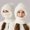 White, variant on Hats &1 | Knitted Hat Winter Cycling Windproof Warm Cap Winter Hats Warm Winter Knit Hat