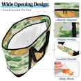 thumbnail image 5 of WOBOGO Beer and Green Cloverleaf Patterns with St Patricks Tote Cooler Bag Fold Flat Insulated Shopping Bag With Zipper For Work Picnic Beach Use 18×6.7×24in, 5 of 8