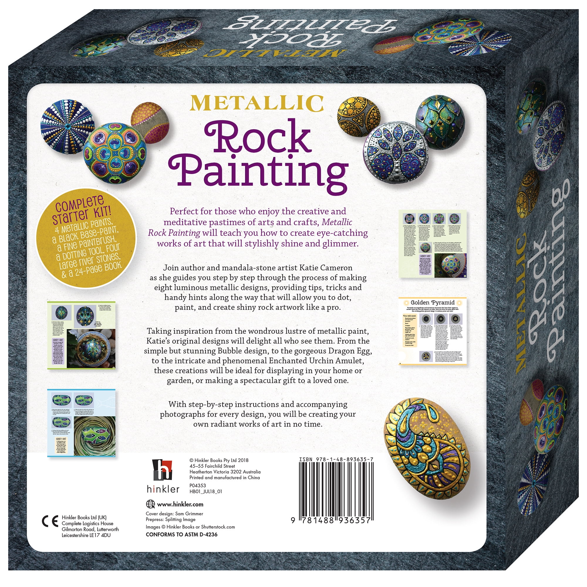 WONDRBOX Metallic Rock Painting Kit