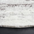 thumbnail image 3 of SAFAVIEH Berber Shavonne Abstract Shag Area Rug, 7' x 7' Round, Grey/Light Grey, 3 of 8