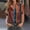#026-Brown, variant on Ounisa Womens Short Sleeve Shirts Lapel Random Printed Button Detail Loose Fit Cotton Blend 2026 Spring Summer Daily Casual Fashion Trendy Comfortable Blouse Tops S-2XL