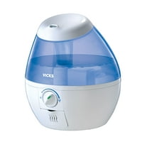 Vicks Mini Filter-Free Cool Mist Humidifier, White, VUL520W