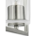 thumbnail image 4 of Progress Lighting Vertex 1-Light Semi-Flush Mount, Brushed Nickel, Clear Glass Shade, 4 of 10