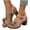 Beige, variant on Women's Wedge Heels Block Chunky Sandals Vintage Floral Open Toe Ankle Strap Shoes Dress Summer Beach Sandal 2026