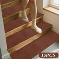 thumbnail image 5 of Stair Treads Non Slip 15Pcs Carpet Stair Treads Plushes Large Size Stair Mat Non Slippery Rug Slide Resistive Indoor Runner Plushes Stair Mat With Reusable Easiler To Clean Stair Carpet, 5 of 7