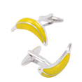 thumbnail image 1 of Cuff Links Creative Yellow Banana para hombre y mujer, 1 of 1