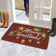 thumbnail image 3 of Jingle Bell Rugs Merry Christmas Doormat Winter Door Mat Outdoor & Indoor Rug for Christmas Decorations 30" X 17", 3 of 6