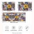 thumbnail image 2 of Yayeee Pillowcase Standard Size Set of 2 Satin Wrinkle Resistant Pillow Case, Colorful Flowers, 2 of 8