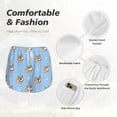 thumbnail image 4 of Gukieu Corgi Dog Print Women's Sports Shorts with Drawstring Elastic Waistband for Running, Yoga, Fitness-XX-Large, 4 of 7