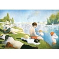 thumbnail image 1 of Bathing At Asnieres-Seurat - CANVAS OR FINE PRINT WALL ART, 1 of 1