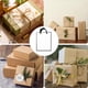thumbnail image 4 of 10 bolsas de regalo blancas y negras con asas, pequeñas, de bienvenida, de agradecimiento, resistentes, de papel kraft reciclado, impermeables, a granel., 4 of 7