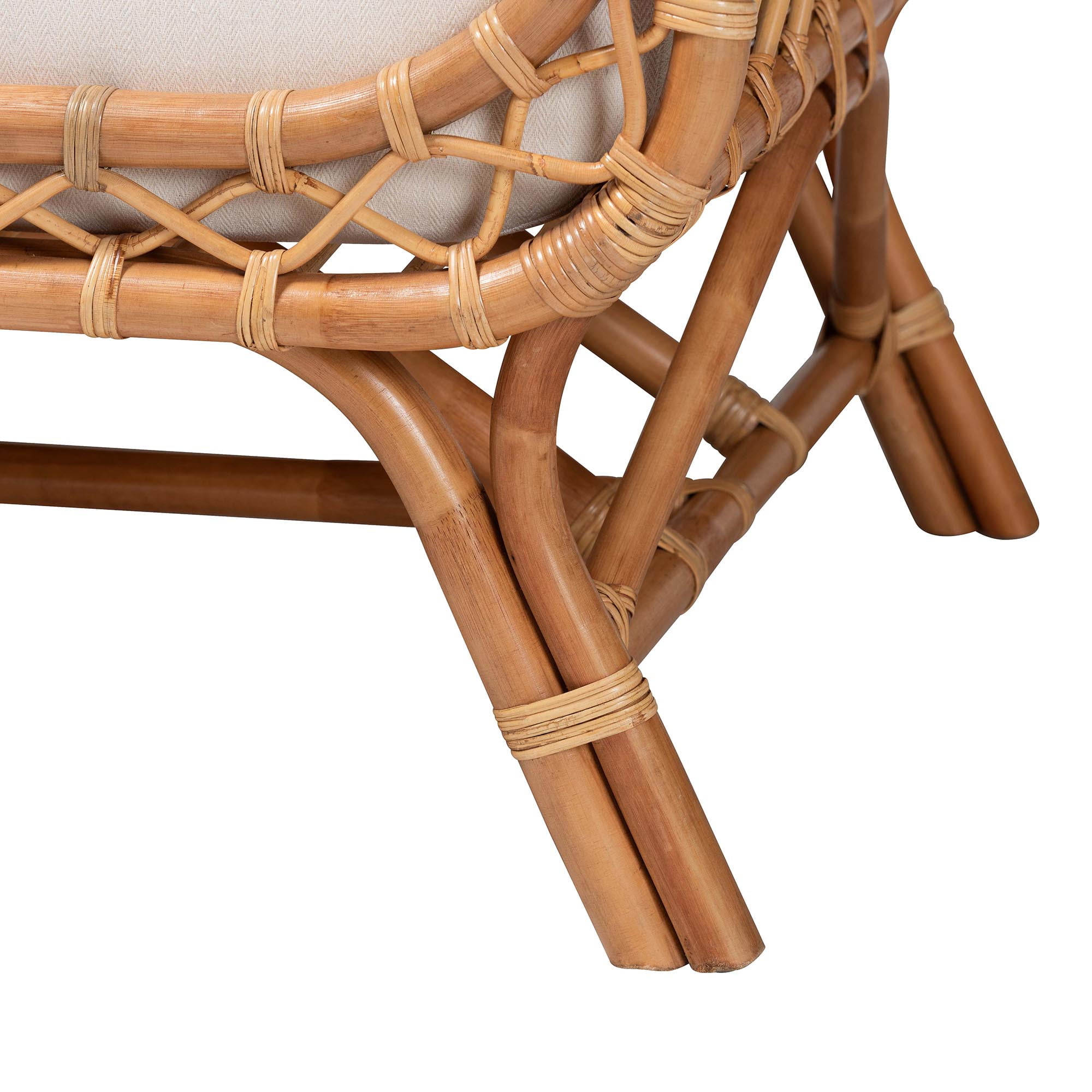 bali & pari Pakis Boho Sofa, Natural
