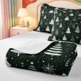 thumbnail image 4 of Manfei Christmas Winter Holiday Quilt Full,Farmhouse Santa Claus Full Bedspread Sets,3-Piece,1 Coverlet and 2 Pillowcases, 4 of 7
