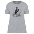 thumbnail image 1 of Common European Heron T-Shirt Women -Image by Shutterstock, Female Small, 1 of 2