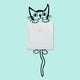 thumbnail image 2 of Yuarrent Pegatina para interruptor de pared de gato, Mural extraíble para sala de estar, papel tapiz de electrodomésticos de baño de dibujos Decoración del hogar, 2 of 5