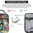 thumbnail image 3 of My Hero Academy Lunch Bag Anime Lunch Tote Bag Reusable Insulated Lunch Box Portable Lunch Bento Box For College Work Office Picnic 10*8*4 Inch, 3 of 9