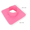 thumbnail image 4 of Toalla de Cama de Masaje clásica, Cubierta Protectora de sillón de Masaje, Adecuada para Salones, spas y terapeutas, con Orificio Facial (35 x 35 cm)(Rosado) Ecomeon no, 4 of 6