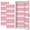 Color 4, variant on 2 Pcs School Locker Magnetic Wallpaper 12" x 36" Green stripes Seamless pixel stripe light sage green white Reusable Removable Locker Accessories Back to School Supplies
