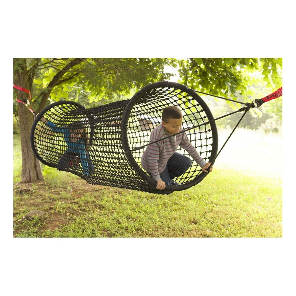 HeavyDuty Netted Rope Tunnel Bridge for Kids Outdoor Play Walmart