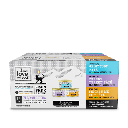 UPC: 0818336011764 | I and love and you  Naked Essentials Canned Wet Cat Food  Pate Variety Pack