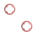 thumbnail image 2 of relayinert Practical Narrow Wide Chainrings CNC Mountain Bike Chainwheel Rustproof Tooth Plate Parts Bike Accessories High Hardness Red 38T 2Set, 2 of 6