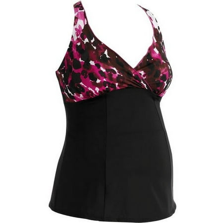 Tessuto Maternity Halter Swimdress Two-Piece Swimsuit