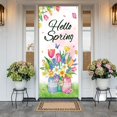 thumbnail image 5 of Event & Party Hello Spring Door Frame For Summer Parties 90x200cm Curtain Background Cloth Porch Decoration For Festive Celebrations, 5 of 5